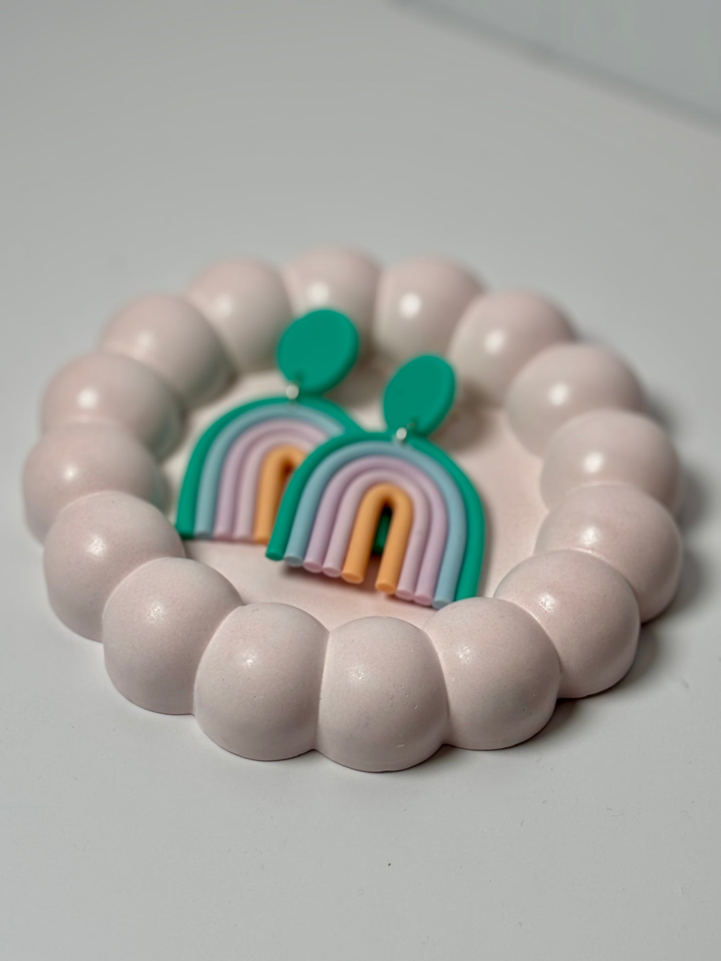 Bubble EcoResin Tray or Coaster - Modern Handmade Decor for Jewelry, Keys, Candles, or Gifting