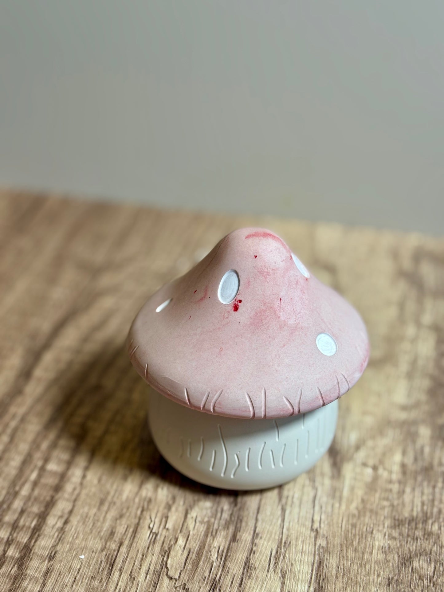 Mushroom Jar & Figurine – Handmade Eco Resin Decor