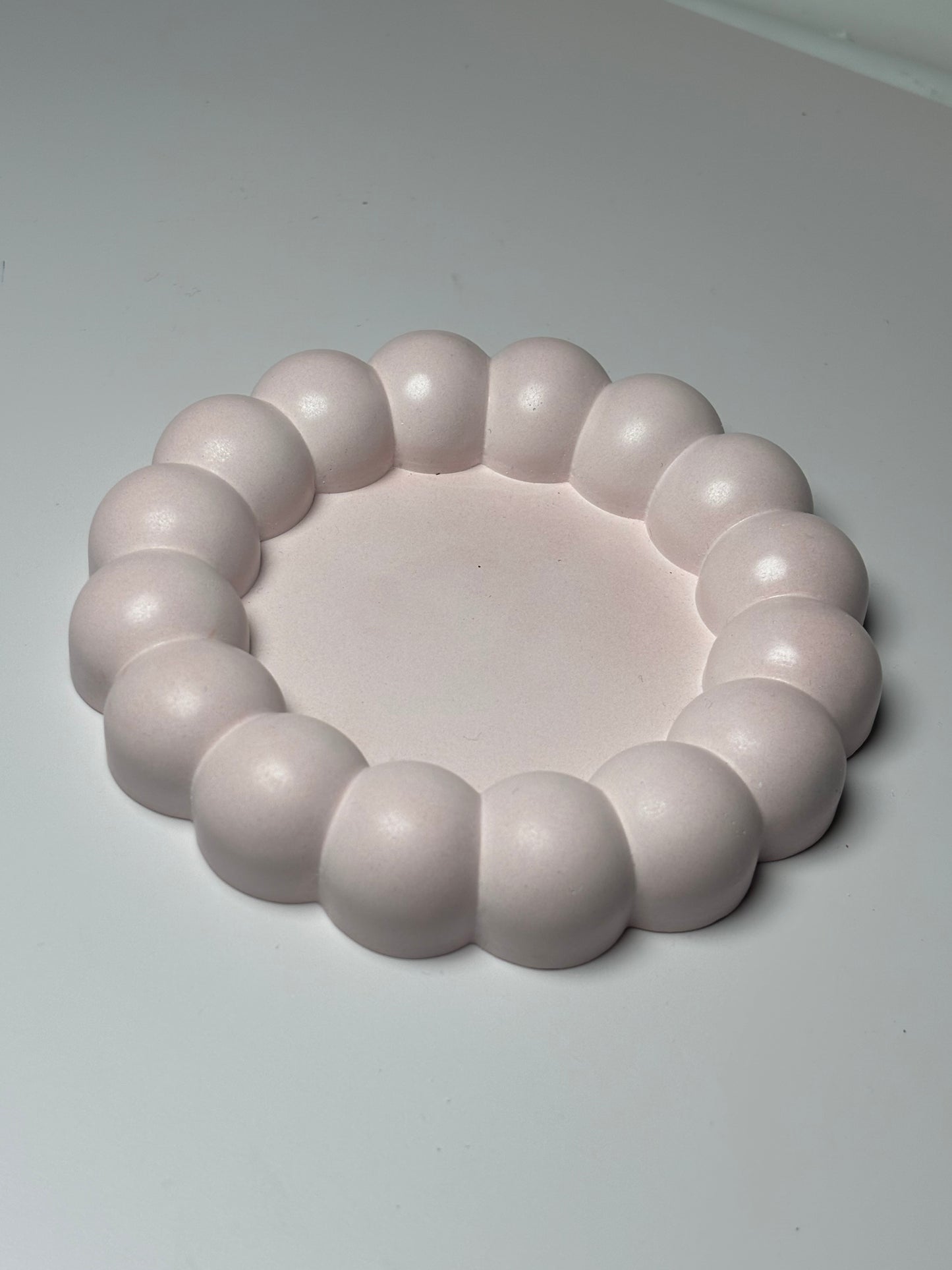 Bubble EcoResin Tray or Coaster - Modern Handmade Decor for Jewelry, Keys, Candles, or Gifting