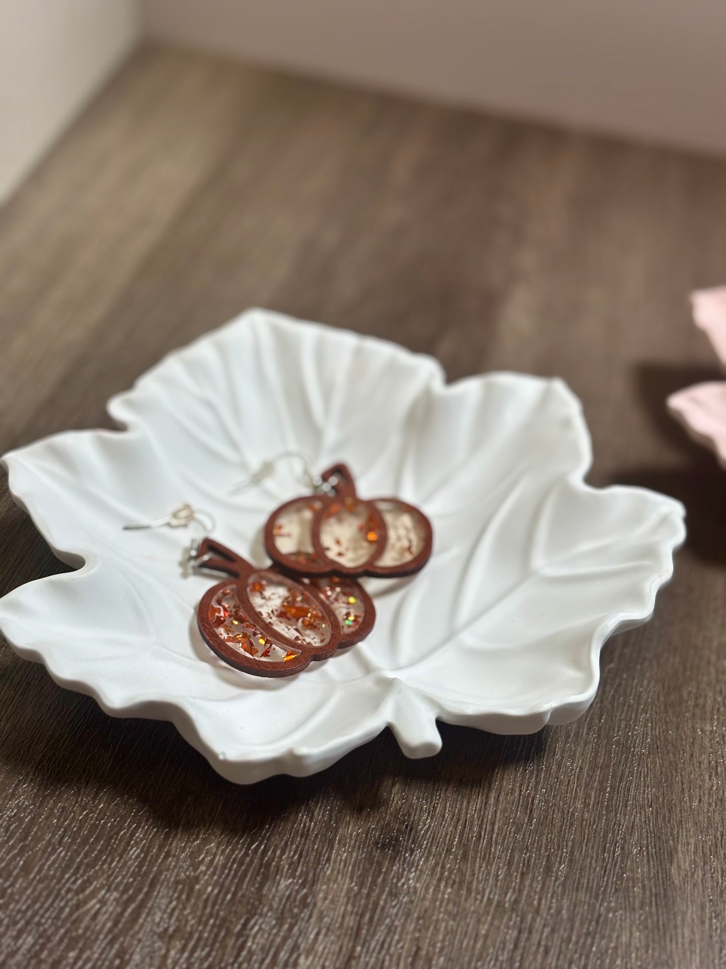Leaf Trinket Tray – Eco Resin Jewelry Dish